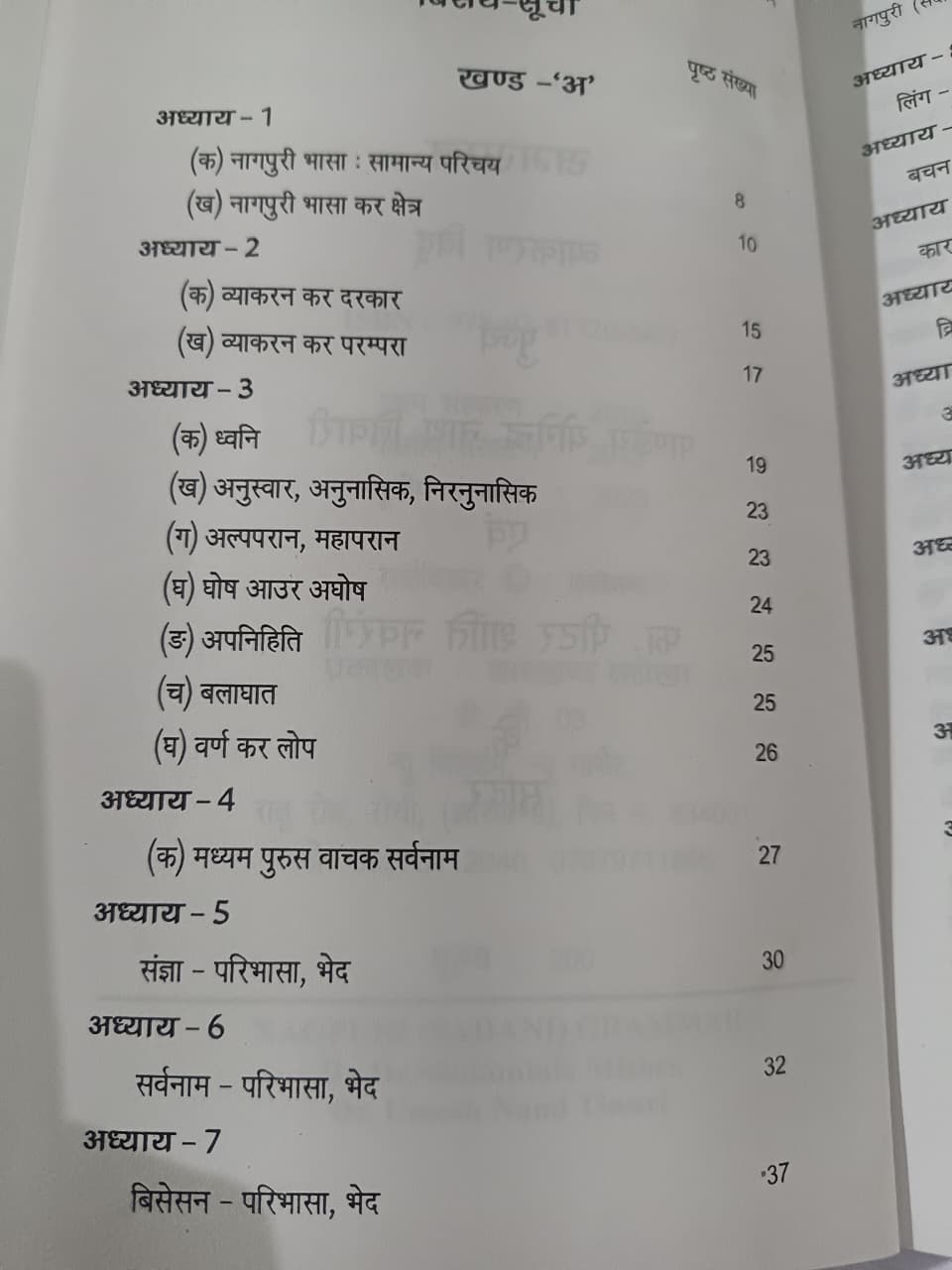 Nagpuri Sadani Vyakaran