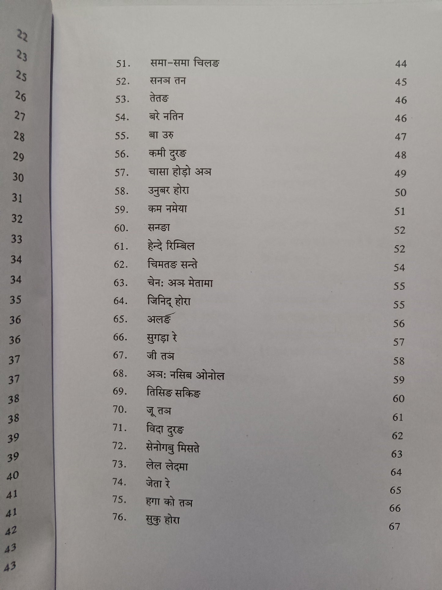 Bambaru mundari language kavita book